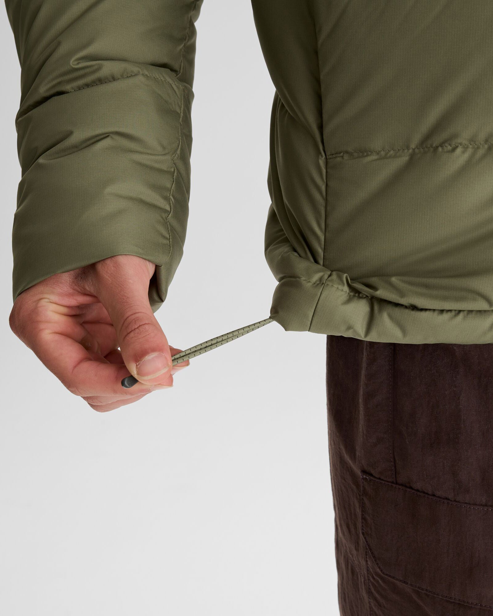 Men's Epiq Down Jacket - Waterproof Winter Coat for Outdoor Activities, Hiking & Camping | Beech/Dark Moss Color Options