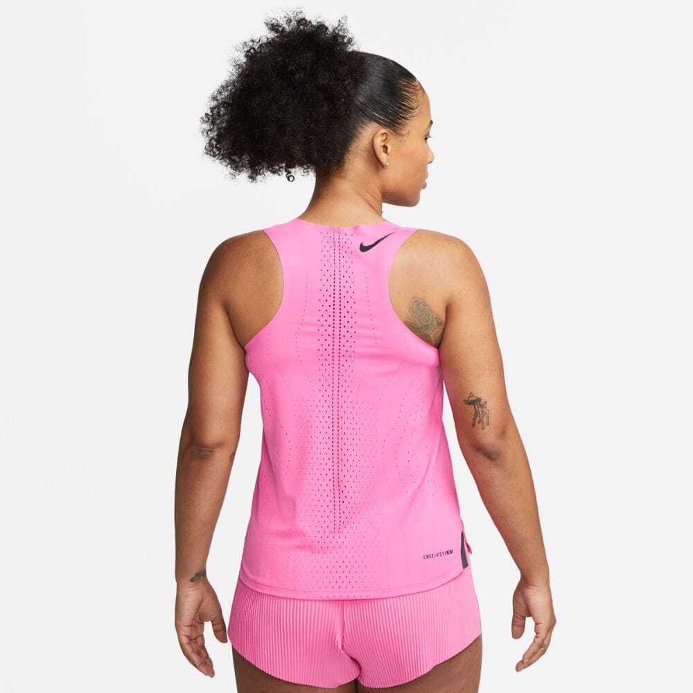 Nike Women's Dri-FIT ADV AeroSwift Running Singlet - Lightweight Moisture-Wicking Performance Top for Marathon Training & Competitive Racing
