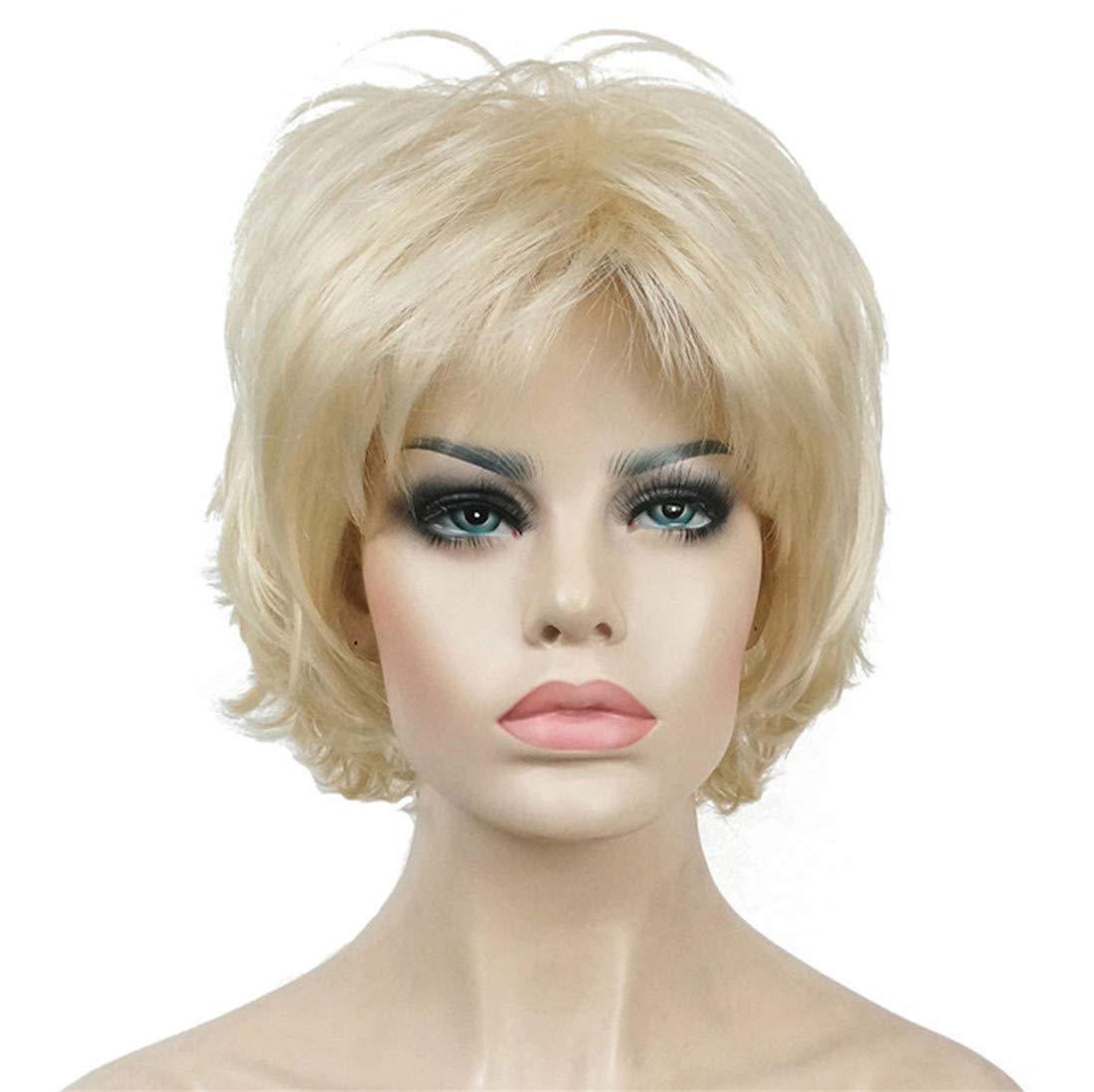 Stylish Short Layered Shaggy Synthetic Wig with Bangs for Women - Perfect for Cosplay, Halloween & Daily Fashion Looks