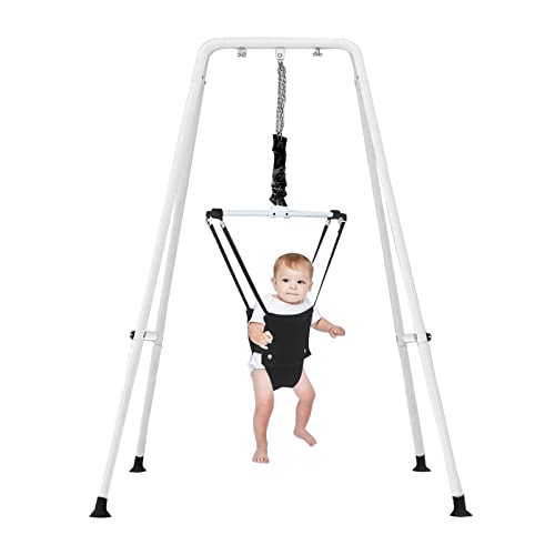 Baby Door Jumper and Bouncer with Stand - Safe & Fun Activity Jumper for Active Toddlers & Infants (6-24 Months) - Perfect for Indoor Play, Exercise & Developmental Milestones
