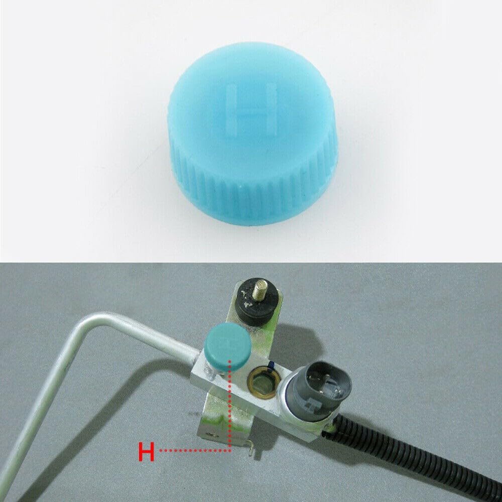 2Pcs Blue R134a AC Valve Caps - Leakproof High & Low Pressure Replacement Caps for Car Air Conditioning System | Automotive AC Charging Port Protection | Perfect for DIY Car Maintenance & AC Service