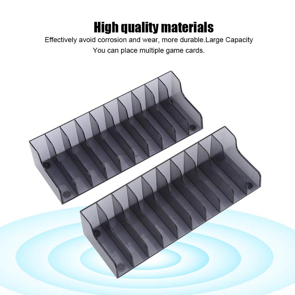 Socobeta 2 Pcs Large Capacity Game Card Storage Box - Compatible with Slim & PRO Consoles, Perfect for Organizing and Protecting Your Game Collection at Home or On-the-Go