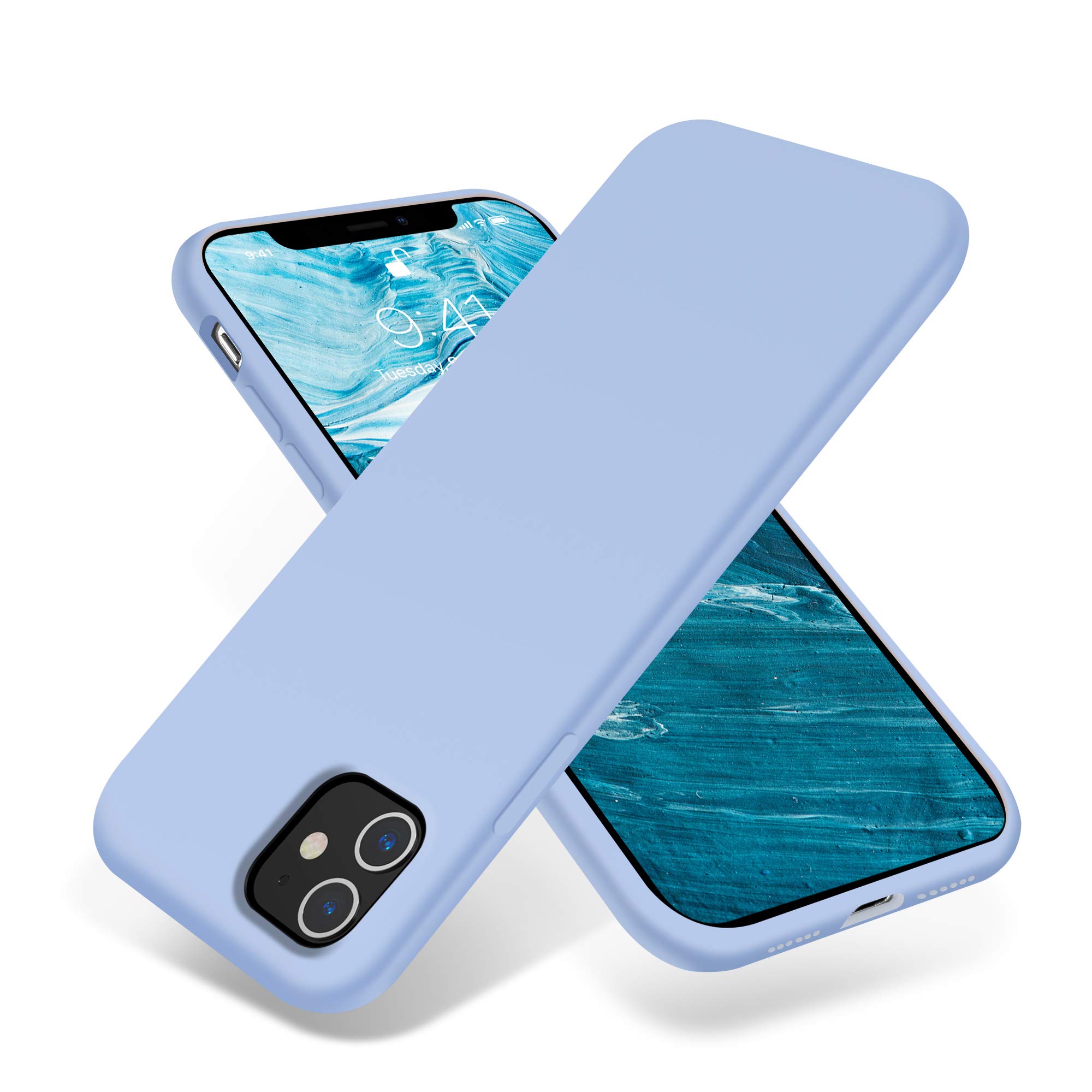 OTOFLY Ultra Slim Liquid Silicone Case for iPhone 11 - Shockproof & Anti-Scratch Protective Cover with Full Body Protection (Light Blue) | Perfect for Everyday Use, Travel & Outdoor Activities