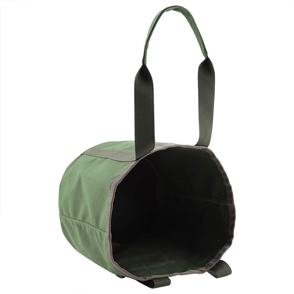 Jazar Portable Garden Tools Storage Bag with Pockets - Heavy Duty Gardening Tote for Farm Work & Yard Tools | Perfect for Organizing Shovels, Pruners & Gloves in Backyard or Greenhouse