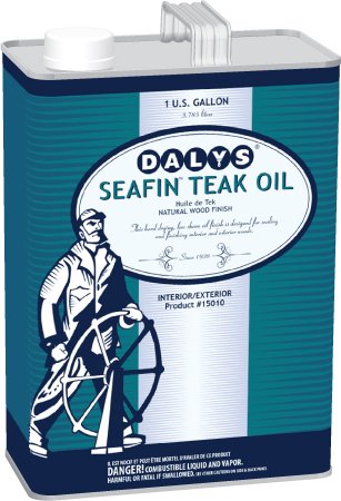 Premium Seafin™ Teak Oil for Outdoor Furniture - 5 Gallon Natural Wood Protector & Restorer - Ideal for Decks, Boats, and Patio Sets - UV Resistant & Waterproof Finish