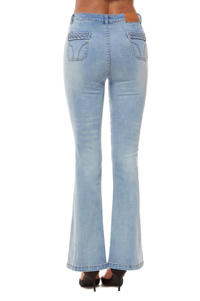 AvaCostume Women's High Rise Stretch Bootcut Jeans - Comfortable & Flattering Denim Pants for Casual Wear, Work & Night Out