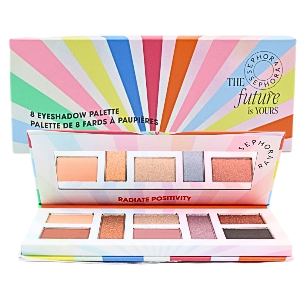 SEPHORA COLLECTION 8-Pan Eyeshadow Palette - Highly Pigmented, Long-Lasting Makeup for Day & Night Looks | Perfect for Professional Makeup Artists & Beauty Enthusiasts