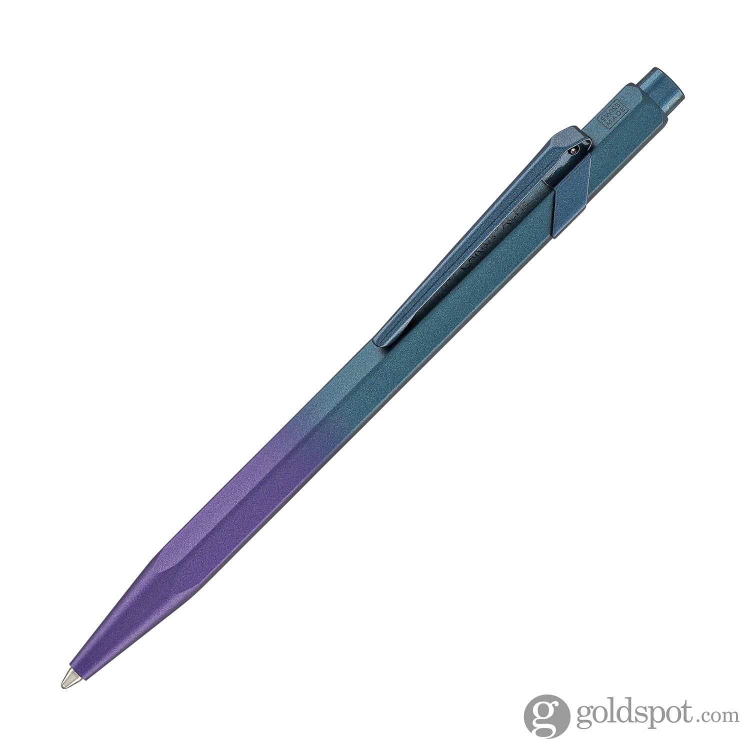 Caran d'Ache 849 Claim Your Style Ballpoint Pen - Purple Ocean Limited Edition #5 | Premium Swiss Writing Instrument for Office, Gifts & Collectors