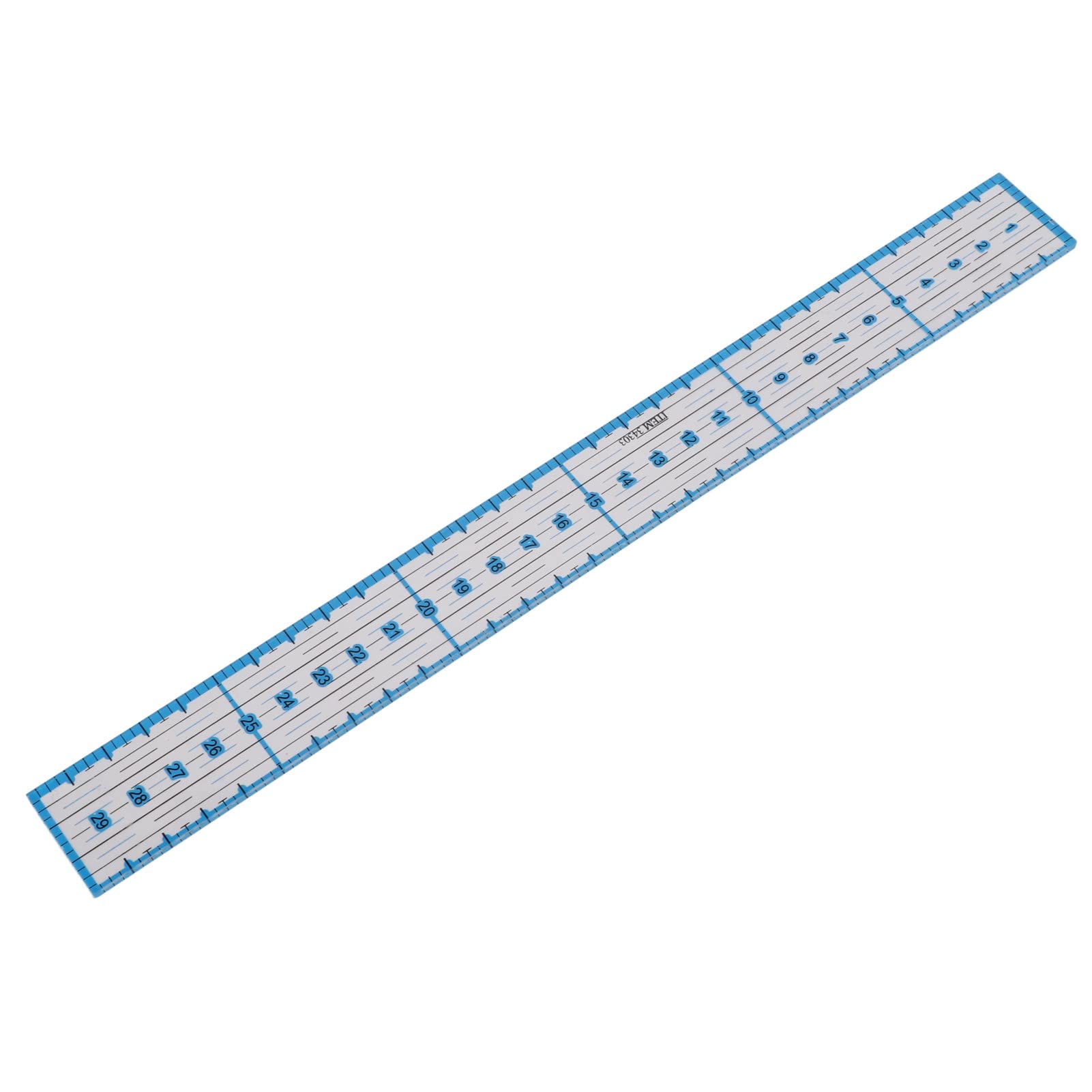 Fdit Acrylic Quilting Ruler - Non-Slip Tetragonum Sewing Ruler for Precise Cutting & Drawing | Perfect for DIY Sewing, Patchwork & Household Craft Projects