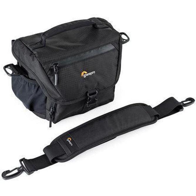 Lowepro Nova 160 AW II Black Waterproof DSLR Camera Bag - Perfect for Travel, Hiking & Outdoor Photography