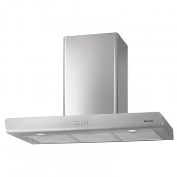 Brandt BHB6902B Stainless Steel Wall Hood - Premium Kitchen Ventilation for Modern Homes | Perfect for Cooking, Grilling & Smoke Removal