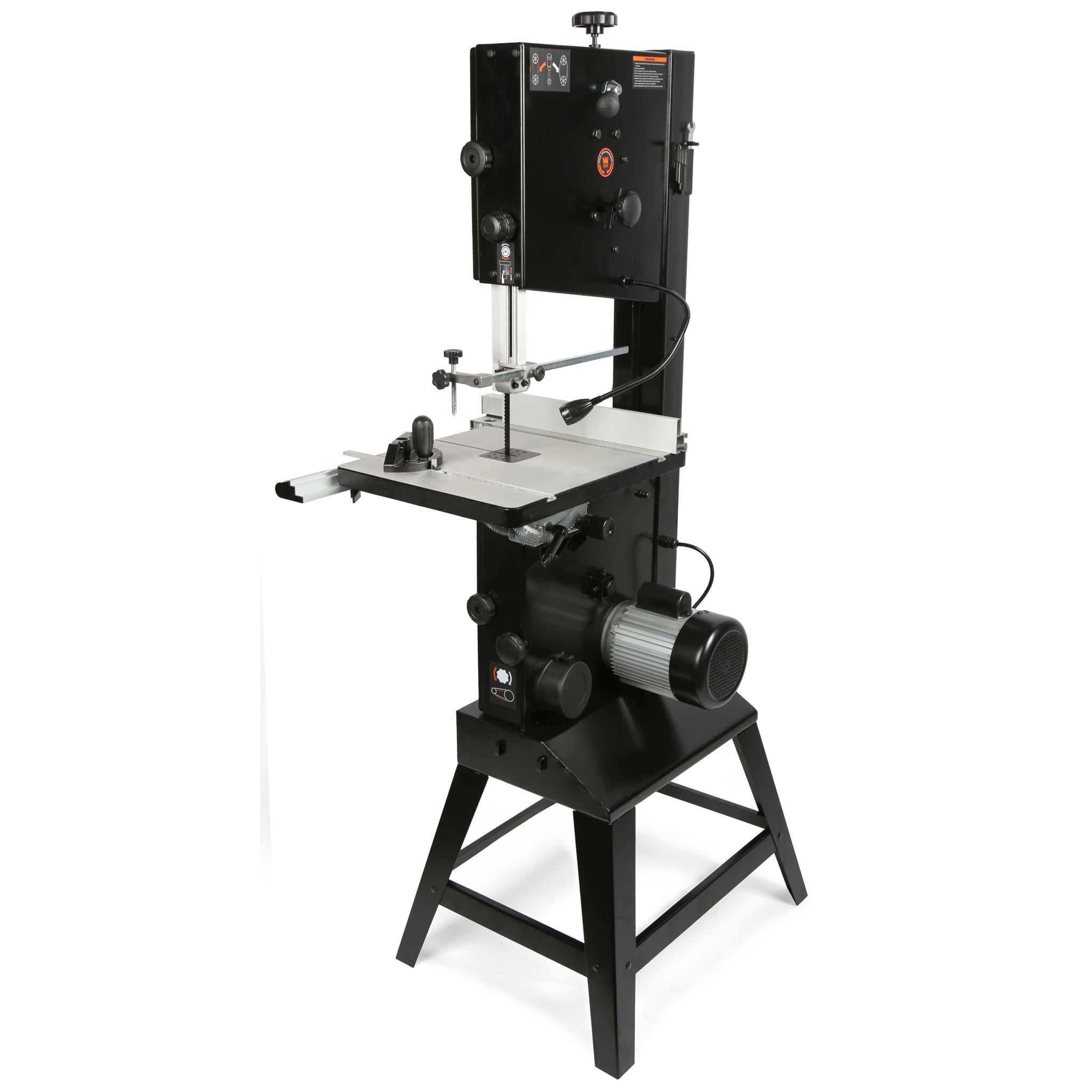 WEN BA1487 14 Inch Two Speed Band Saw with Stand and Work Light - Heavy Duty Woodworking Tool for DIY Projects & Professional Use - Perfect for Cutting Wood, Metal & Plastic in Home Workshop