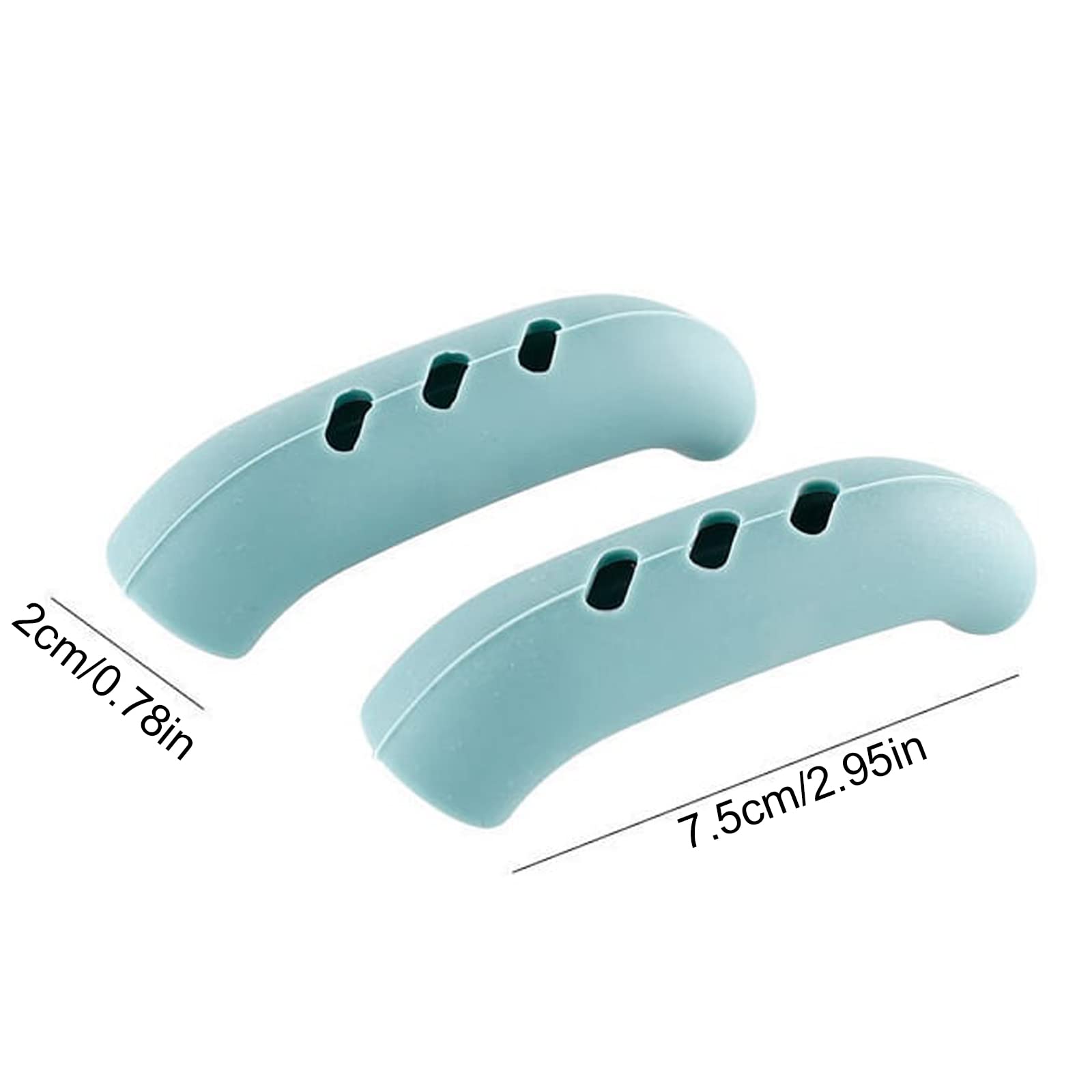 2-Pack Heat-Resistant Silicone Handle Covers for Cast Iron Pans - Non-Slip, Thermal Insulated Grips for Safe Cooking (Black) - Perfect for Grilling, Baking, and Stovetop Use