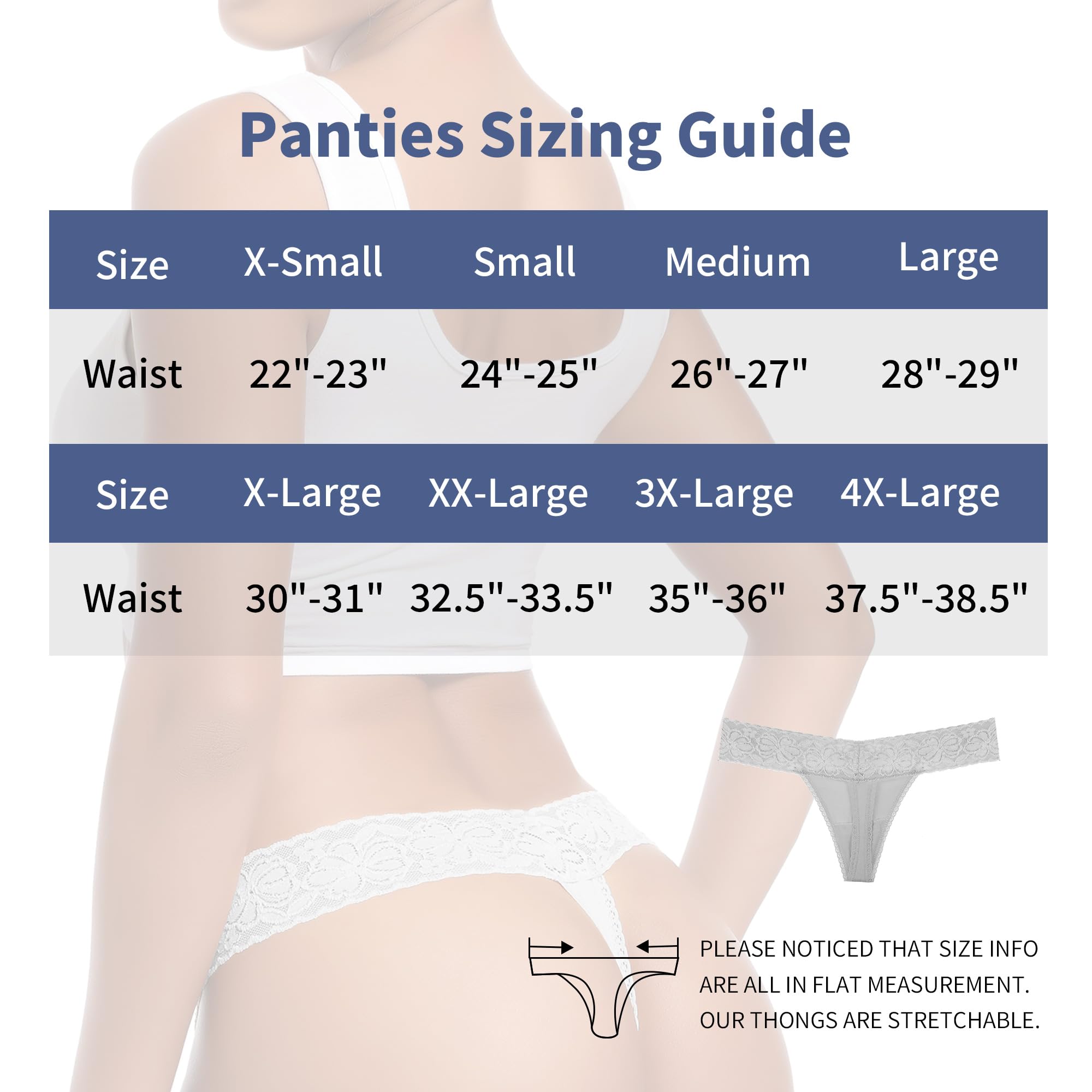 10 Pack Seamless Lace Thongs for Women - Plus Size Breathable Cotton Underwear - Low Rise T-Back No Show Panties - Perfect for Everyday Wear, Yoga & Special Occasions