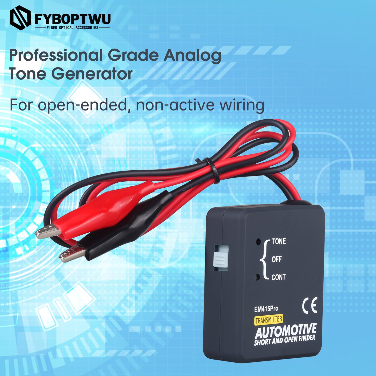 Professional Automotive Circuit Tester - Tone Generator Wire Tracker for Open & Short Circuits (6-42V DC) | Car Electrical Diagnostic Tool for Wiring Repair, Vehicle Maintenance & DIY Projects