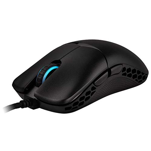 Ducky Feather Ambidextrous Gaming Mouse - 16000 DPI, 7 Programmable Buttons, USB Wired, Ergonomic Design for PC & Laptop - Perfect for FPS, MOBA & Esports Gaming