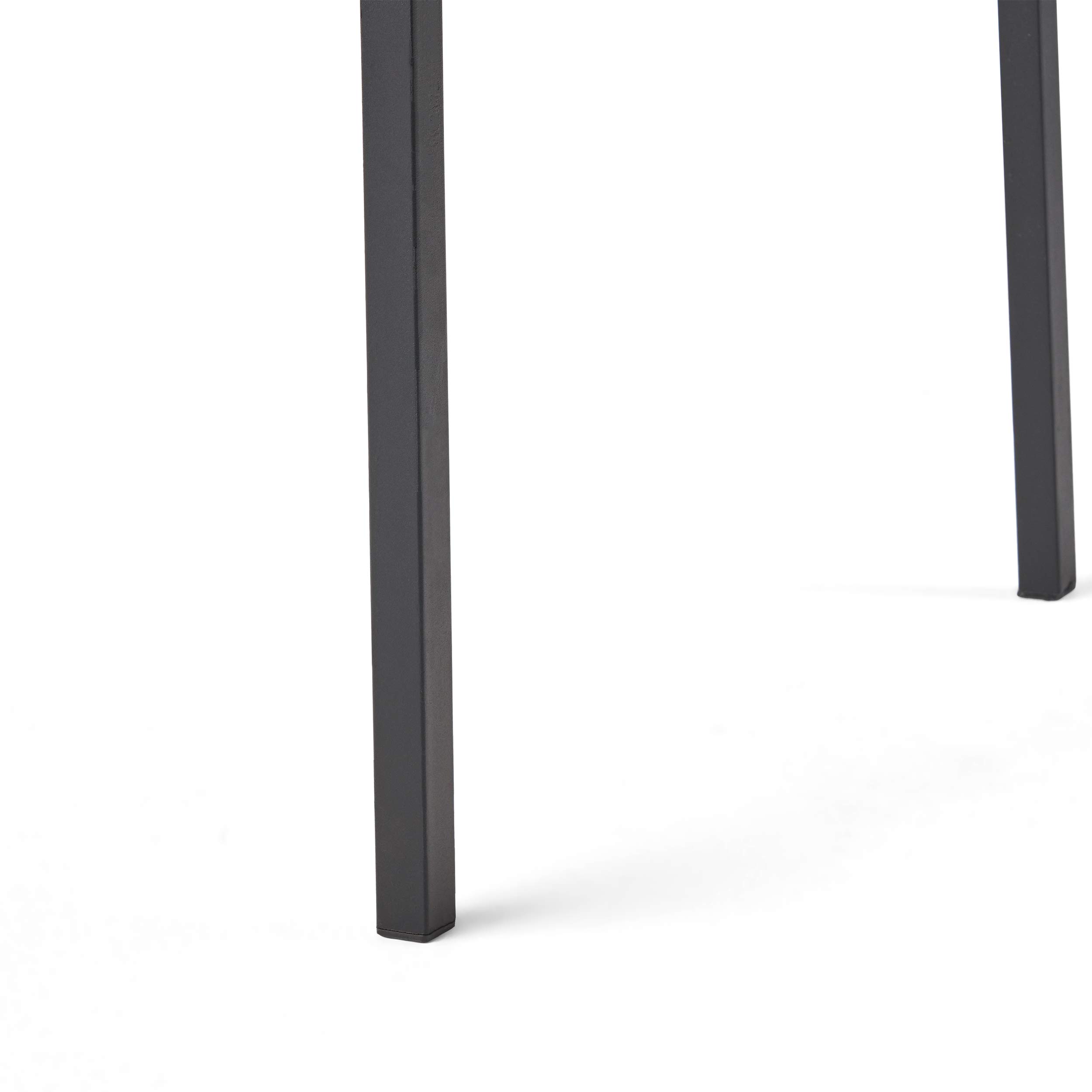 Premium Patio Dining Chairs Set - Gray & Black Weather-Resistant Outdoor Furniture for Garden, Deck, Poolside & Backyard Relaxation