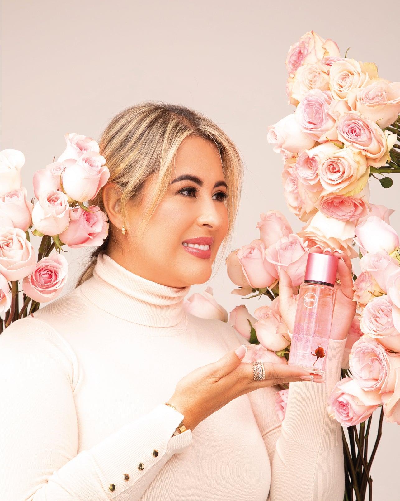 Anyeluz Paris Rose Perfume for Women - Floral Fragrance Eau de Parfum - Perfect for Date Nights, Weddings & Special Occasions