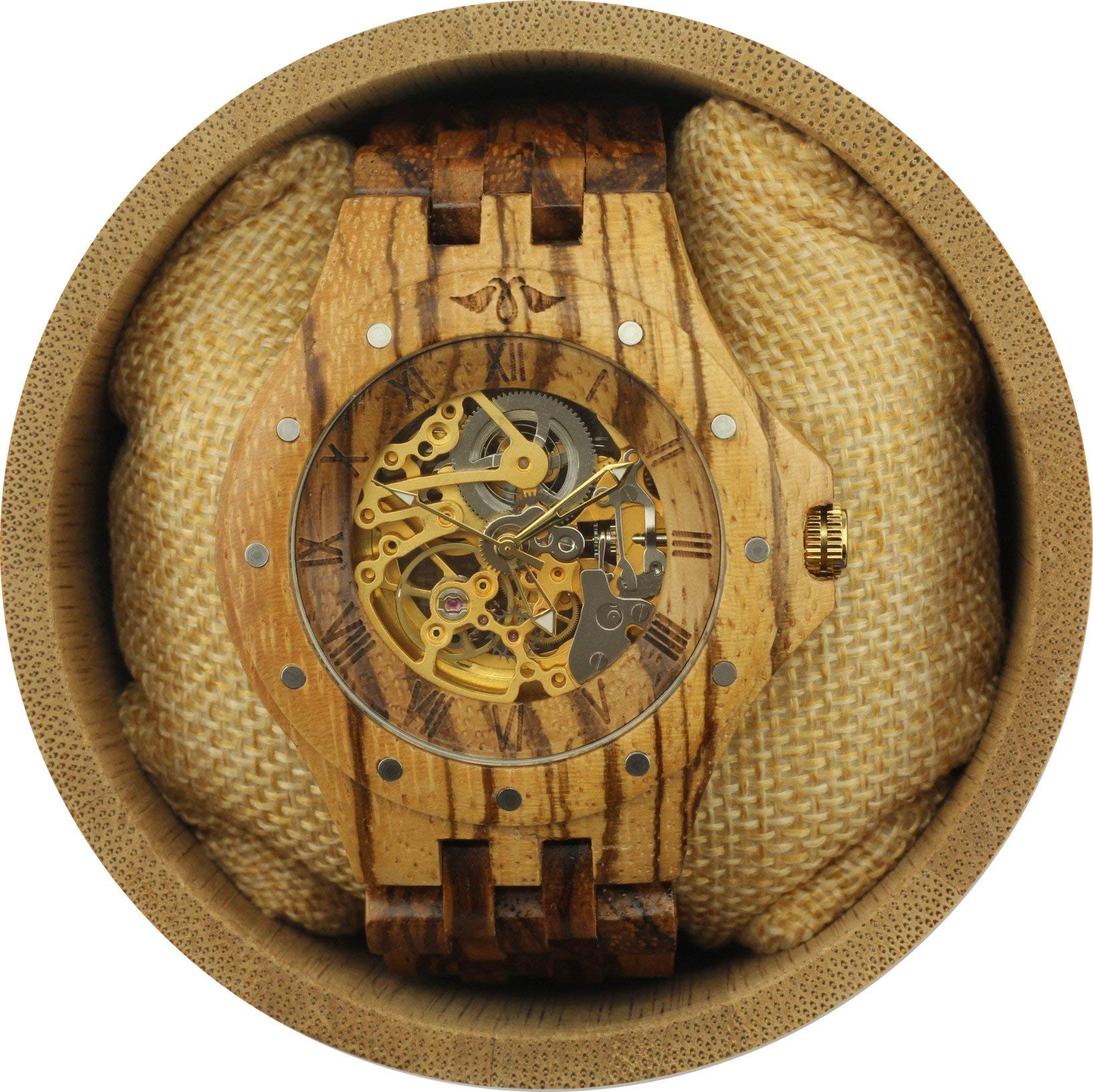 Premium Men's Wooden Watches - Handcrafted Natural Wood Timepieces for Men - Stylish & Eco-Friendly Wooden Wristwatches - Perfect for Casual Wear, Outdoor Adventures & Unique Gifts