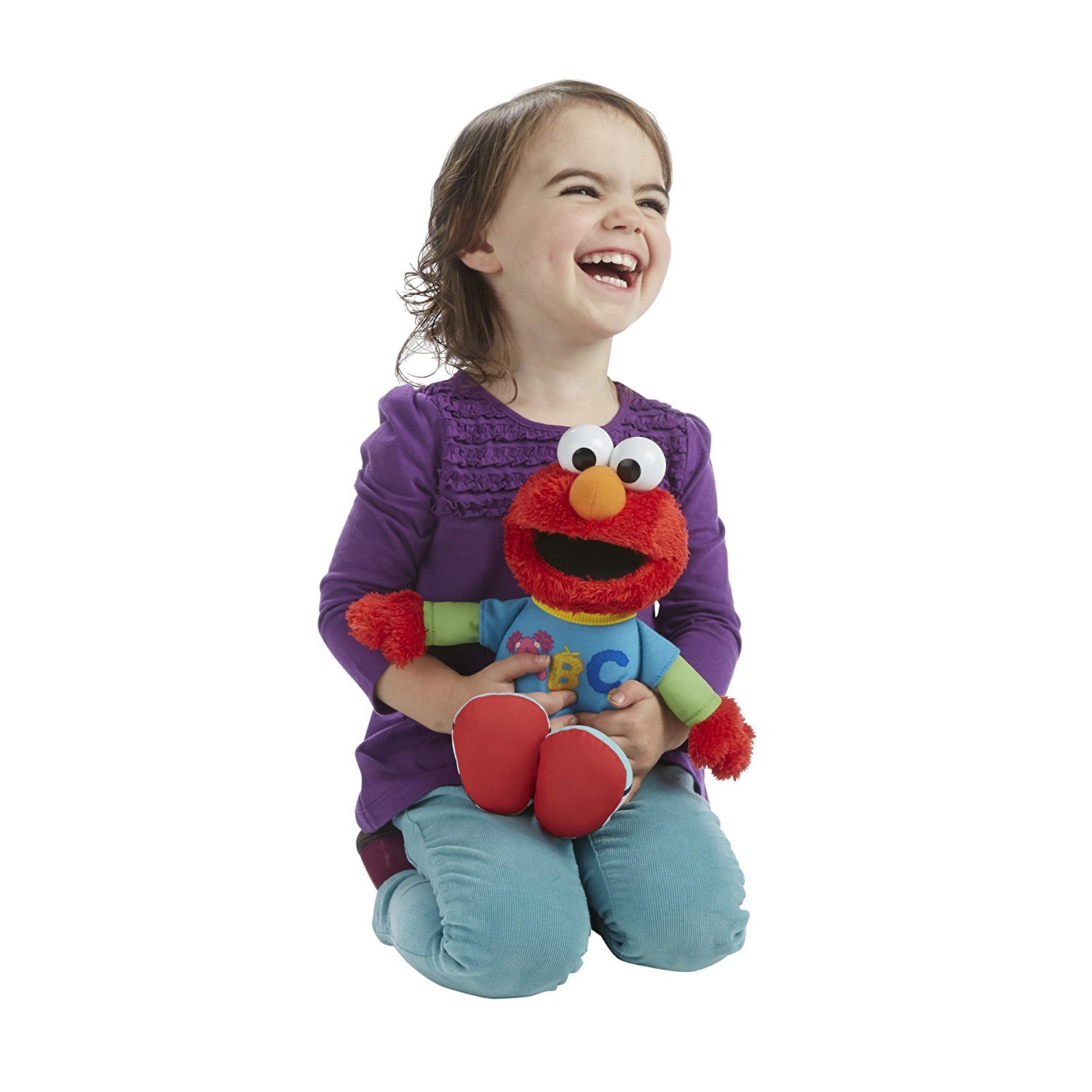 Sesame Street Talking ABC Elmo Figure - Interactive Learning Toy for Toddlers, Fun Alphabet Education Gift for Kids | Perfect for Preschool Learning, Birthday Gifts & Playtime Fun