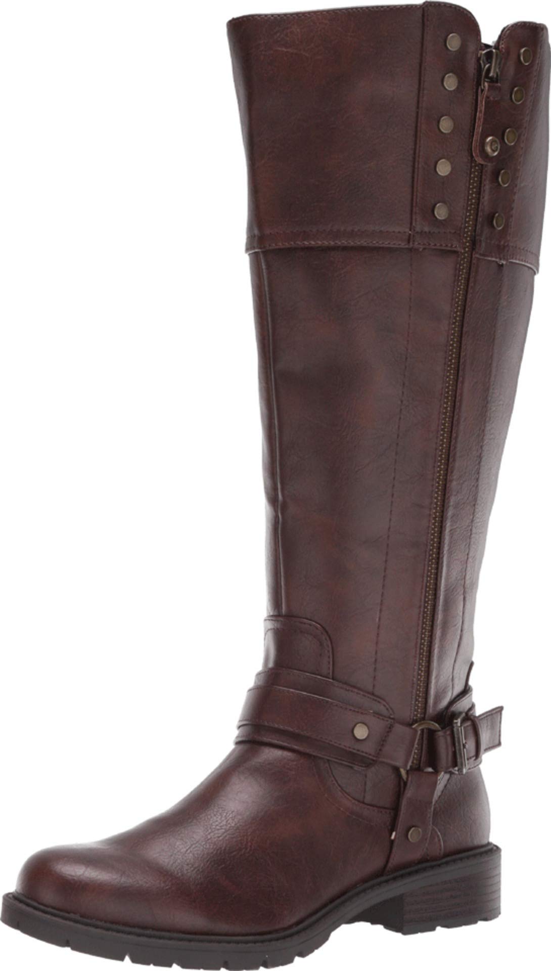 G by Guess Teela Wide Calf Boots for Women - Comfortable Knee High Boots with Wide Shaft | Perfect for Fall, Winter & Office Wear