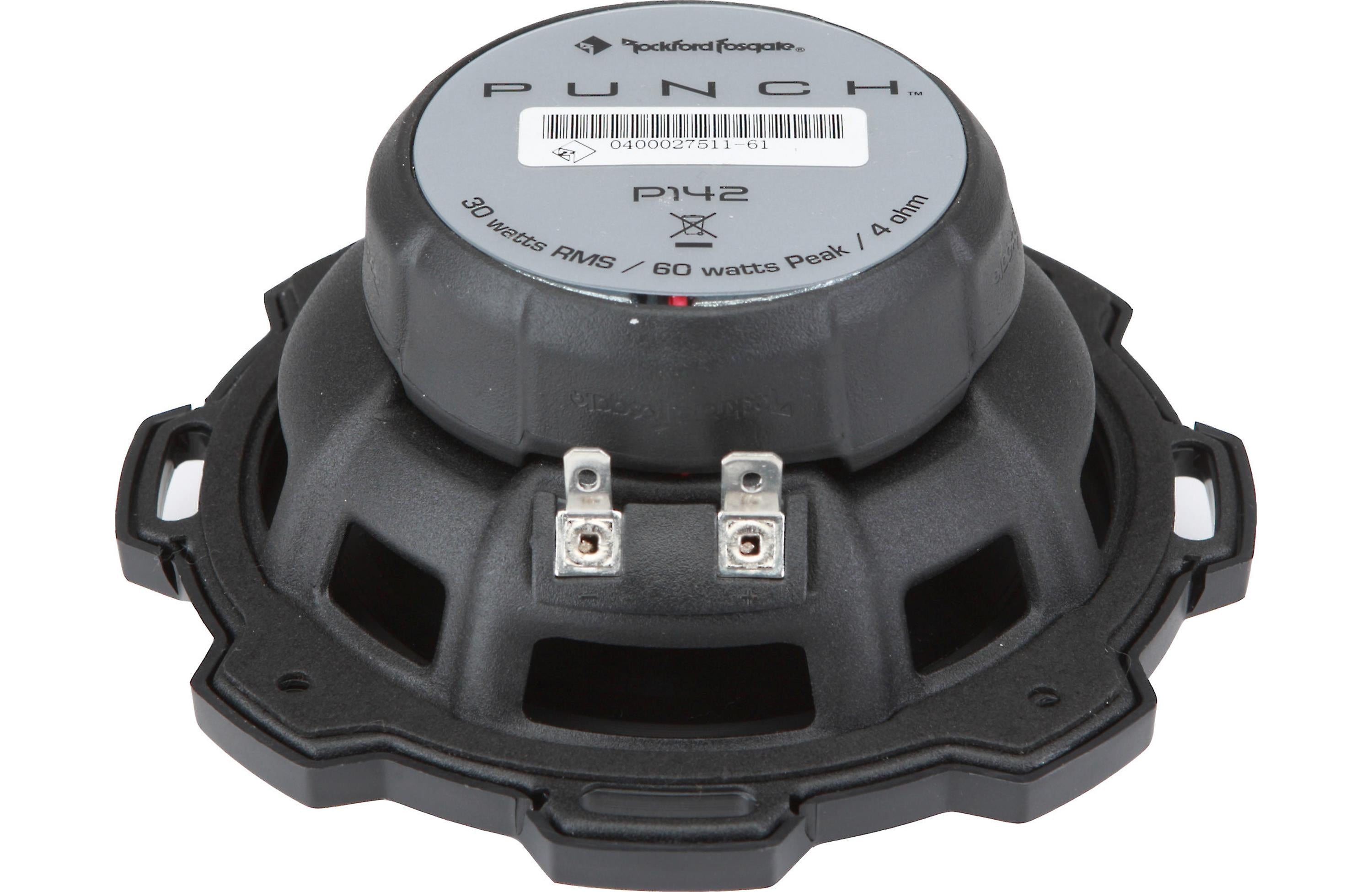 Rockford Fosgate Punch P142 4-Inch 2-Way Full-Range Car Speakers - High-Performance Audio for Cars, Trucks & SUVs - Perfect for Upgrading Factory Sound Systems