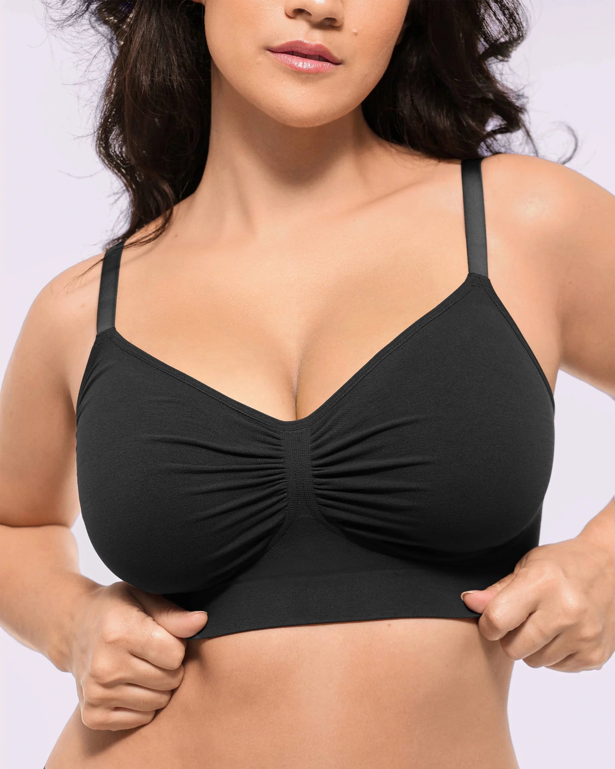 Wireless Comfort Bra - Seamless Unlined Support for Everyday Wear - Perfect for Yoga, Workouts, and Lounge Wear