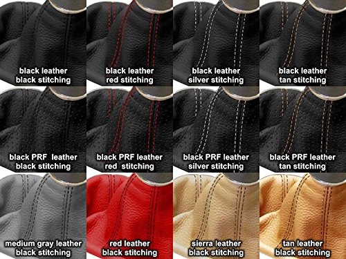 Premium Italian Leather Shift Boot for Geo Tracker 1994-1998 | Custom Fit | Black Leather with Black Stitching | Perfect for Car Restoration & Interior Upgrades