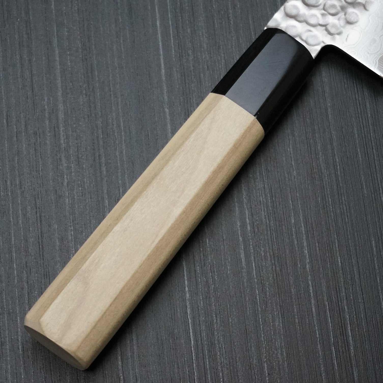 Premium Sakai Takayuki 45-Layer Hammered Damascus Wa Santoku Knife 180mm - Japanese Chef Knife for Slicing, Dicing & Precision Cooking
