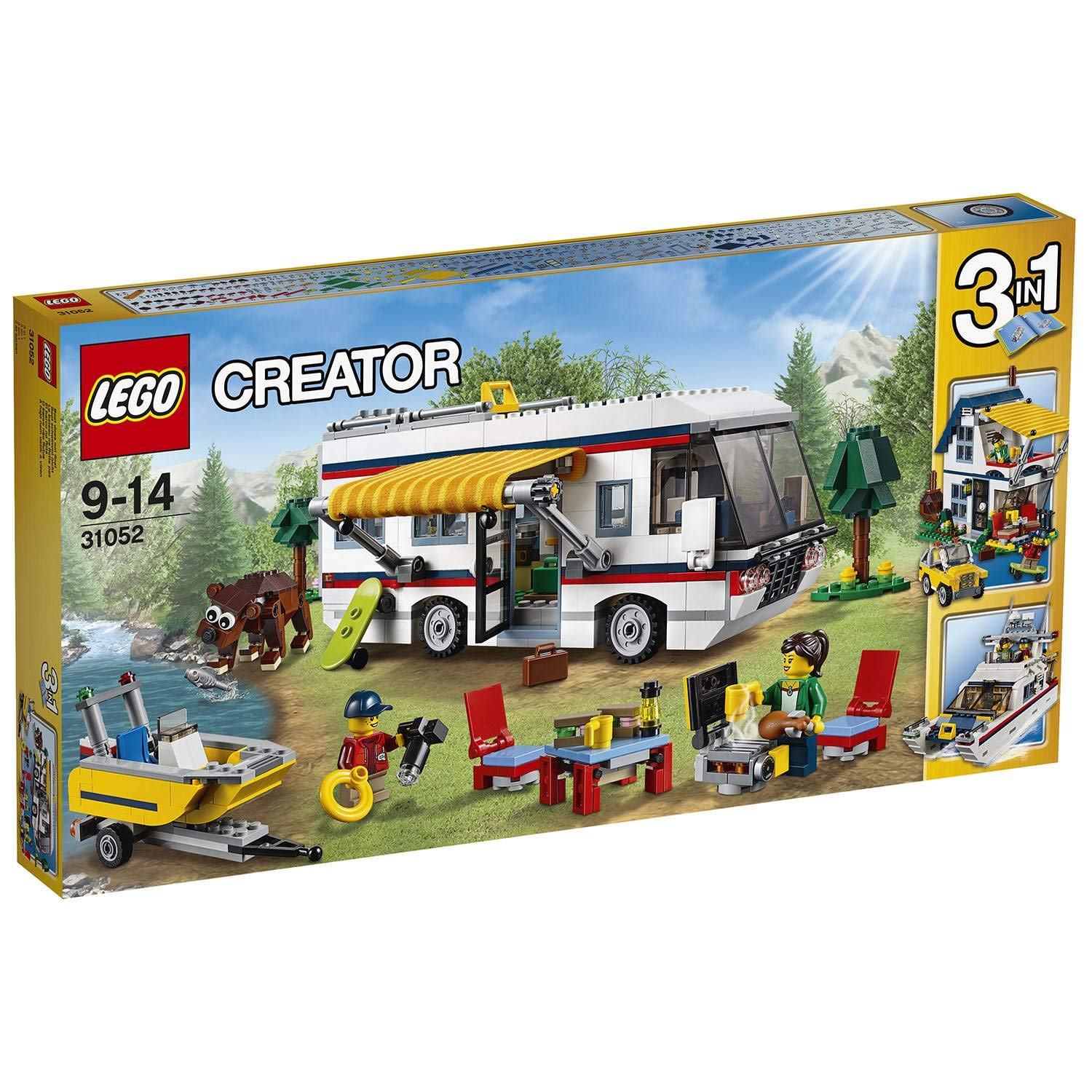 LEGO Creator 31052 Vacation Getaways Building Kit (792 Pieces) - Creative Building Toy for Kids & Adults, Perfect for Family Bonding & STEM Learning Activities