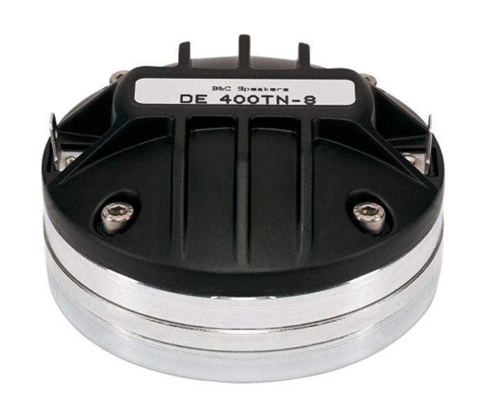 B&C DE400TN 8 Ohm 50W Bolt-On Pro Audio Compression Driver for PA Systems, Live Sound & Studio Recording – High-Performance Replacement Driver