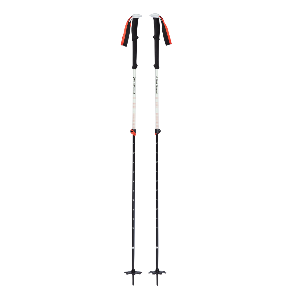 Black Diamond Expedition 2 Ski Poles - Lightweight Aluminum Trekking Poles for Backcountry Skiing & Hiking - Perfect for Mountain Adventures & Winter Sports