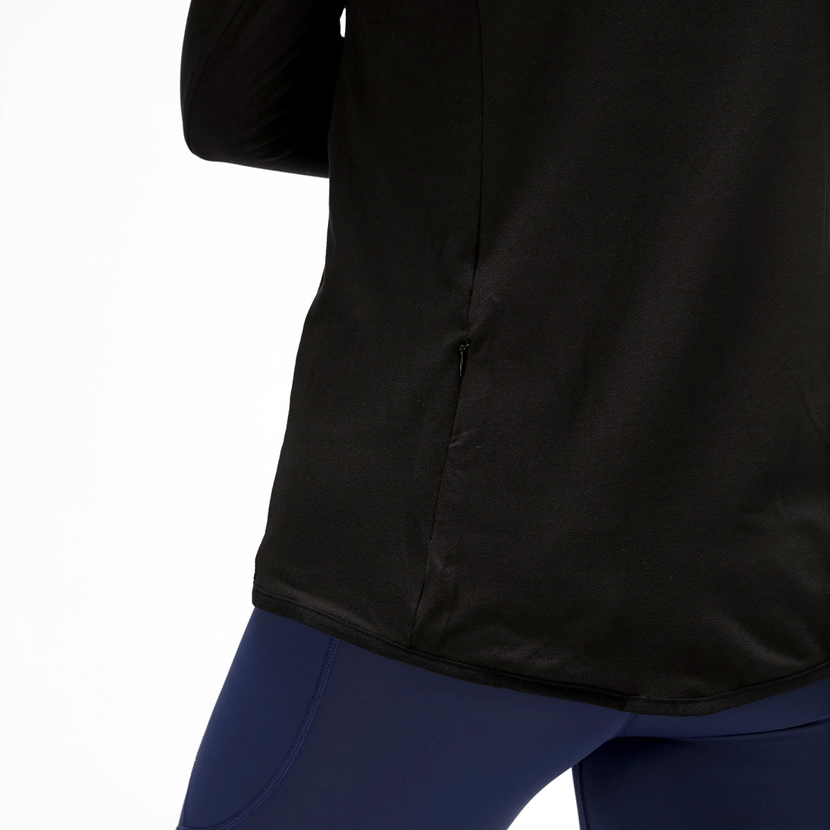 Black Long Sleeve Zip-Up Hoodie for Men & Women - Stylish Casual Wear for Outdoor Activities, Gym & Everyday Comfort