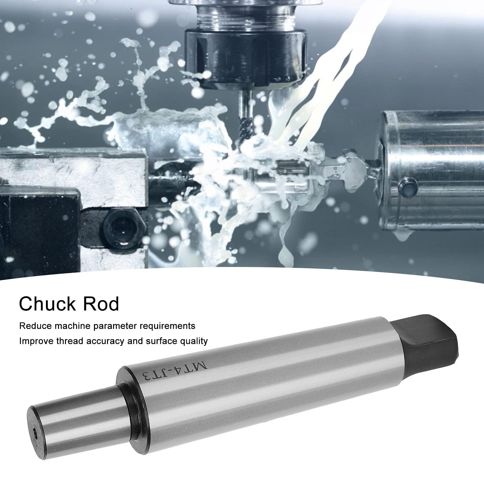 High Strength Wear-Resistant Drill Chuck Rod for Machine Tools & Drilling Accessories – Perfect for Metalworking, Woodworking & Industrial Applications