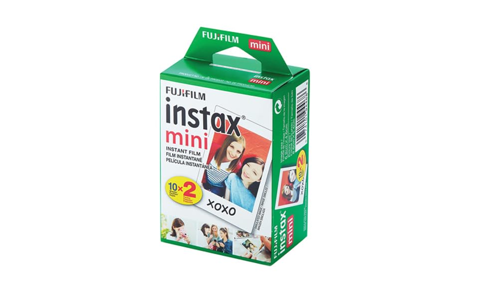 Fujifilm Instax Pal Digital Camera with 20 Mini Films - Includes Decorative Stickers, Camera Grip, USB Cable, Micro SD Card & Cleaning Cloth (Milky White) - Perfect for Travel, Parties & Instant Photography