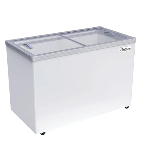 Commercial Ice Cream Freezer - Coldline SD54 54 Glass Top Freezer, 13 Cu. Ft. Capacity for Restaurants, Cafes & Ice Cream Shops