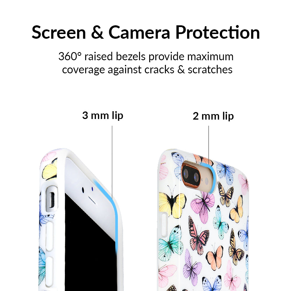 Butterfly Design iPhone Case - Elegant & Protective Phone Cover for iPhone 13/14/15 - Perfect for Nature Lovers & Fashion Accessories