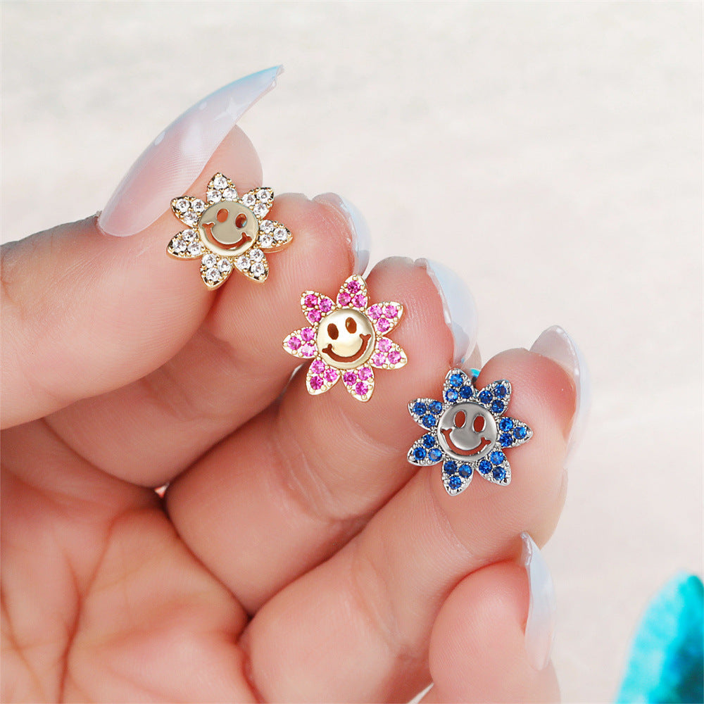 White Gold + Pink CZ