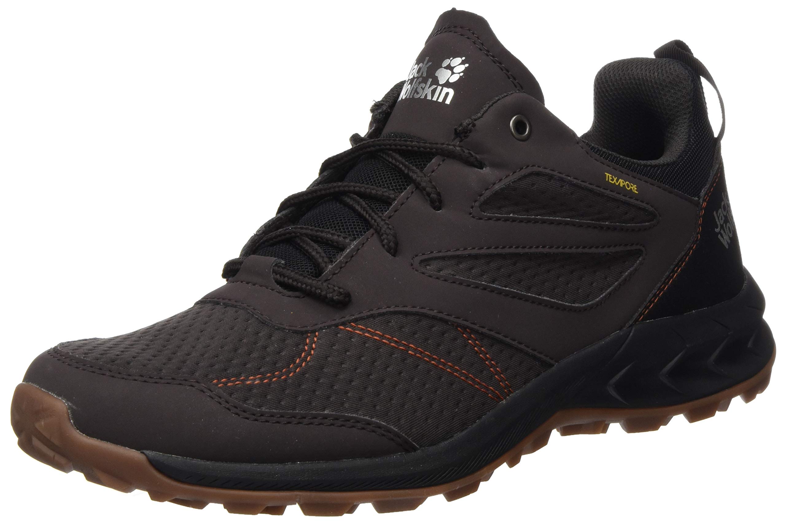 Jack Wolfskin Men's Woodland Texapore Low M Rise Hiking Shoes - Lightweight Waterproof Trekking Footwear for Outdoor Adventures & Trail Walking