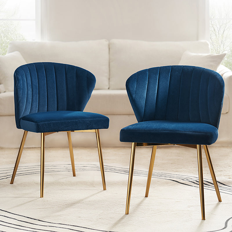 Luxury Aruna Velvet Upholstered Accent Chair - Soft Velvet Fabric, Comfortable Seating for Living Room, Bedroom, or Office - Elegant Home Decor & Stylish Furniture
