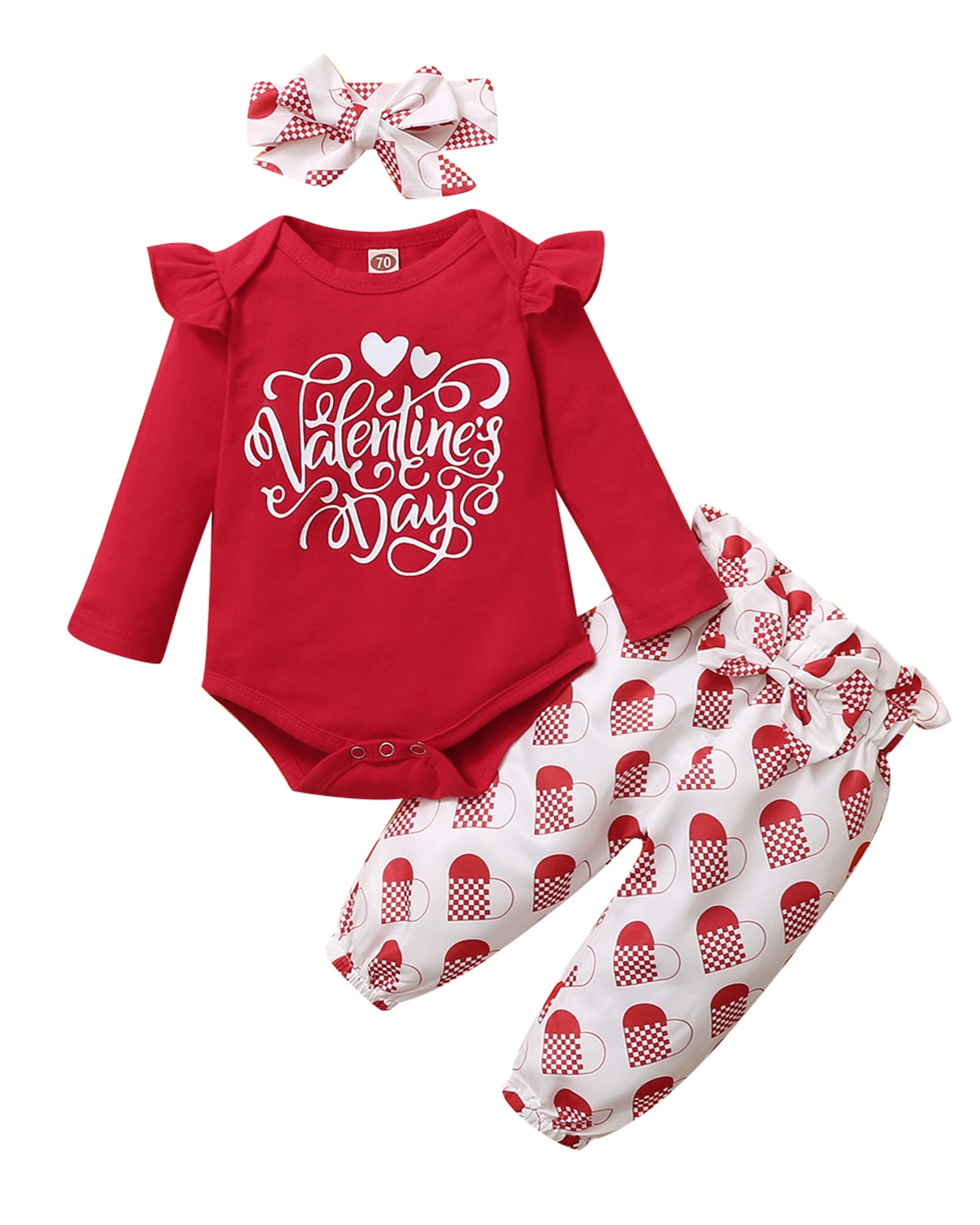 **Adorable Infant Baby Girl Clothes - Newborn Long Sleeve Romper & Pants Set for Fall & Winter | Soft & Cute Outfit for Newborns, Photo Shoots, and Daily Wear**