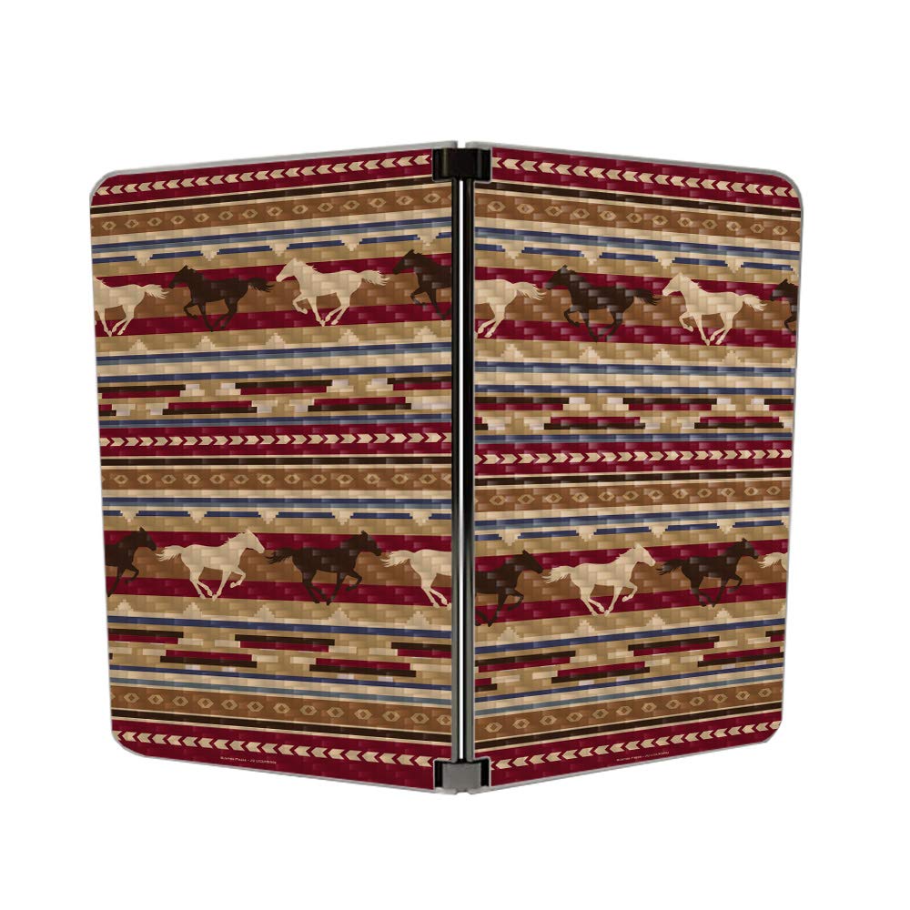 MIGHTY SKINS Carbon Fiber Skin for Microsoft Surface Duo - Western Horses Design | Protective & Durable Textured Cover | Easy to Apply | Made in USA | Perfect for Work, Travel & Everyday Use