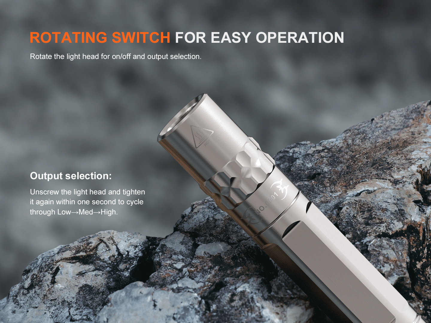 Fenix SilvGlow Limited Edition Collector's AAA Flashlight - Ultra Bright LED Keychain Light for Camping, Hiking & Emergency Use