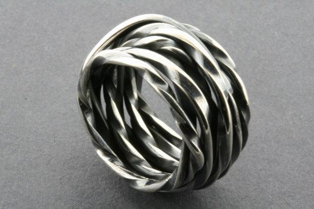 Oxidized Knot Ring for Women - Elegant Boho Jewelry for Everyday Wear, Parties & Gifts