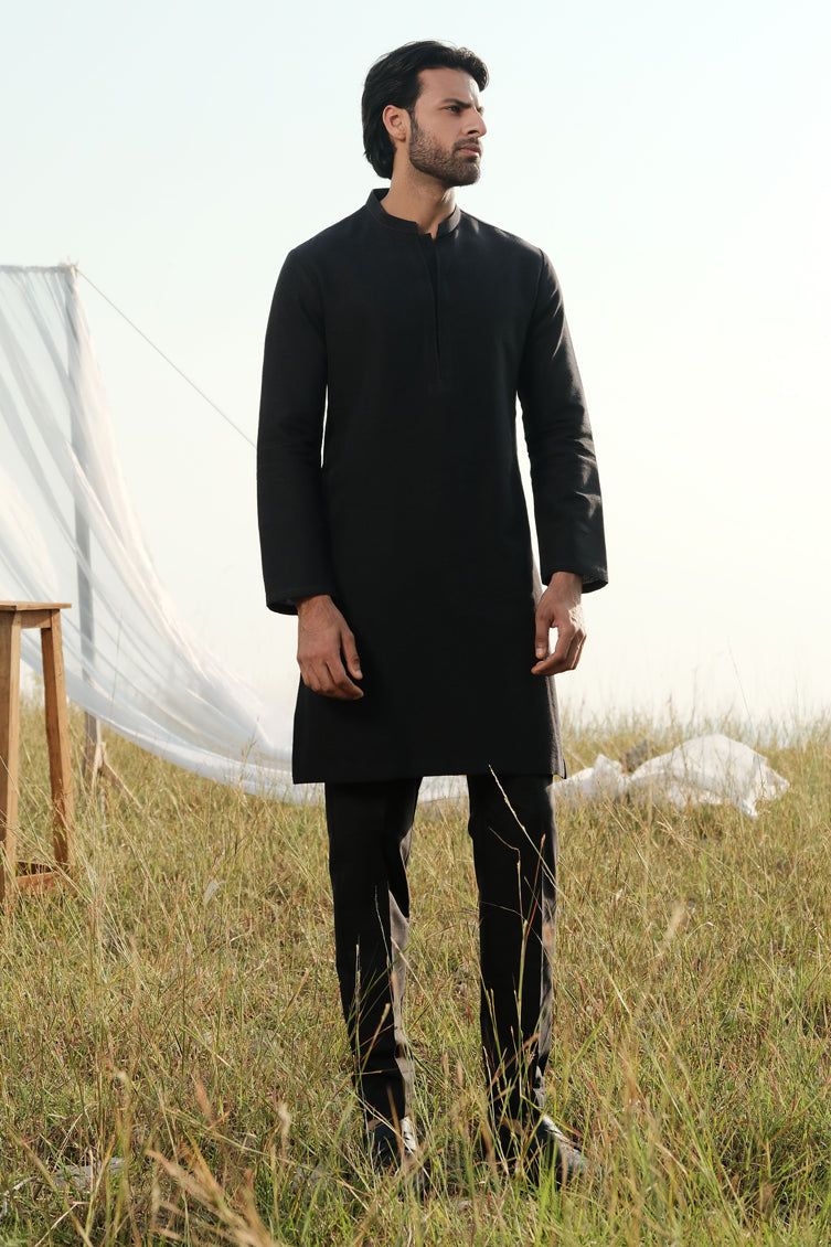 Stylish Cotton Green Kurta Trouser Set by J. Junaid Jamshed - Perfect for Eid, Weddings & Festive Occasions