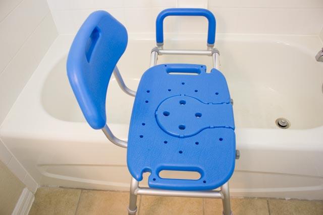 Refurbished HydroGlyde Premium Sliding Bath Transfer Bench for Elderly & Disabled - Safe Shower Seat with Non-Slip Surface for Bathroom Safety & Mobility Assistance (Ideal for Seniors, Post-Surgery Recovery & Physical Therapy)