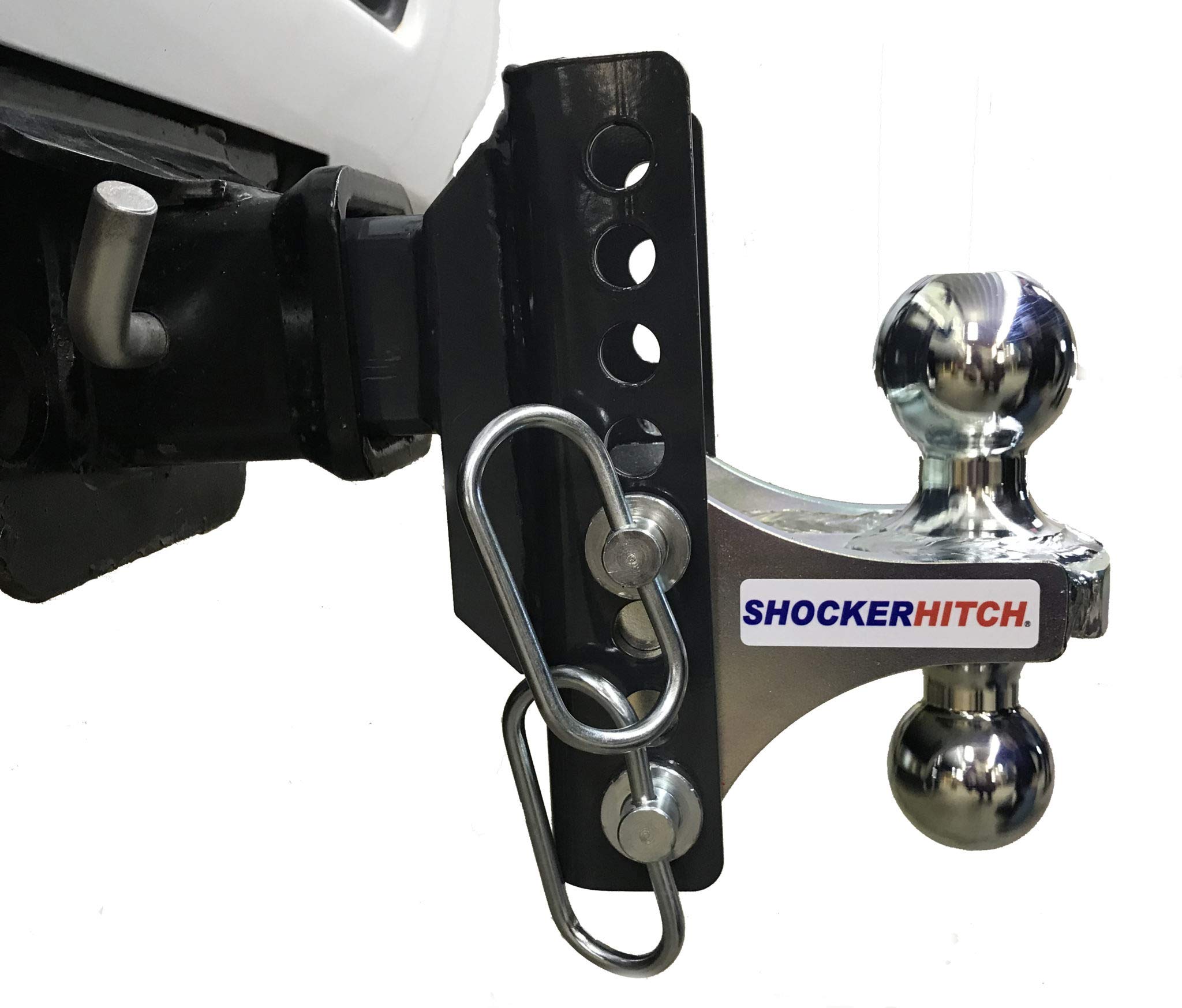 Shocker XR Adjustable Drop Hitch Base Frame with Pins - Fits 2