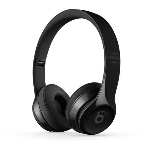 Beats Solo3 Wireless On-Ear Headphones with Apple W1 Chip - MP582LL/A (Black) | Bluetooth Headset for Gym, Travel & Work | Noise Cancelling & 40-Hour Battery Life