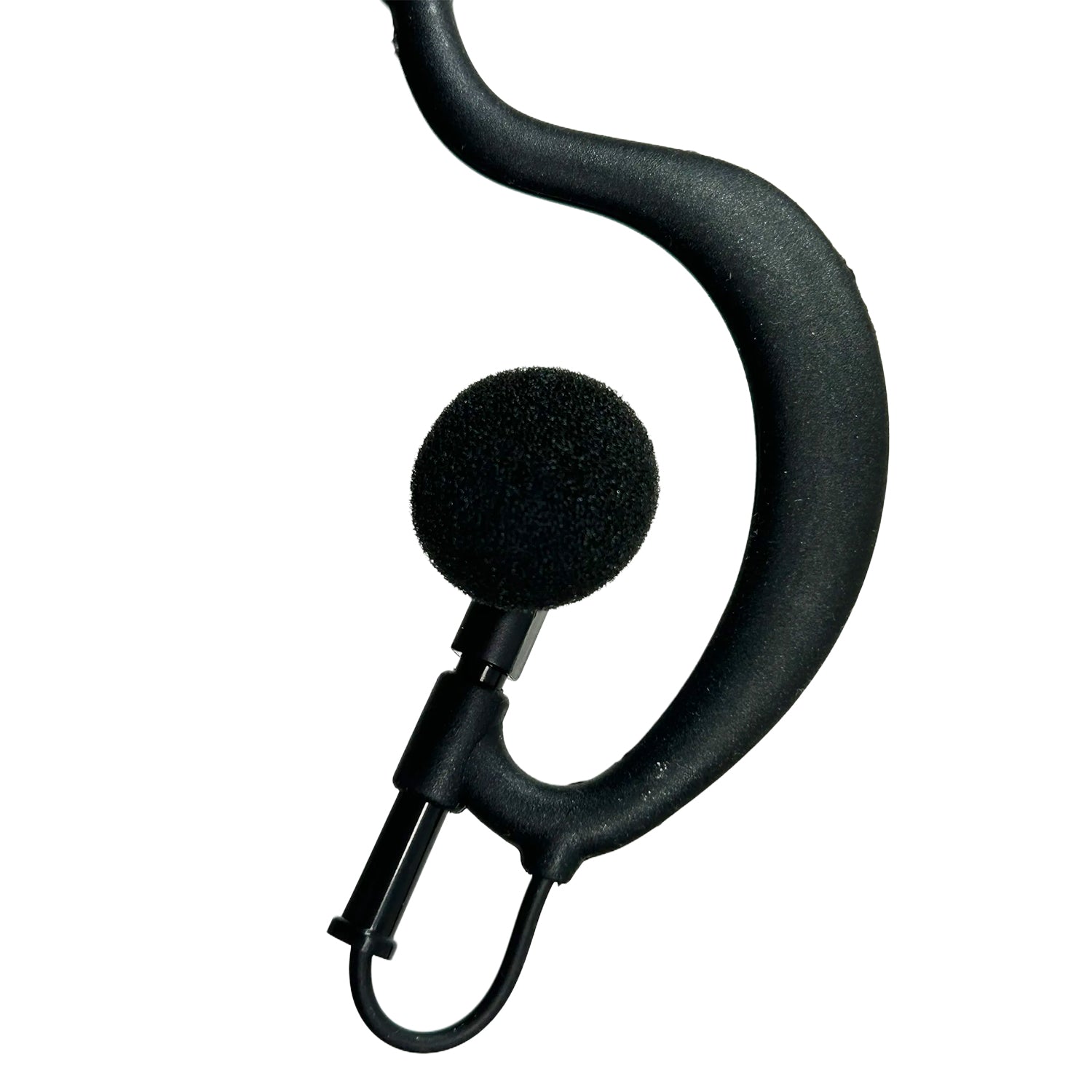 Replacement G Shape Hook Ear Pieces for Motorola 2 Pin 2-Way Radios - Comfortable Secure Fit for Walkie Talkie Headsets - Perfect for Construction, Security & Outdoor Activities
