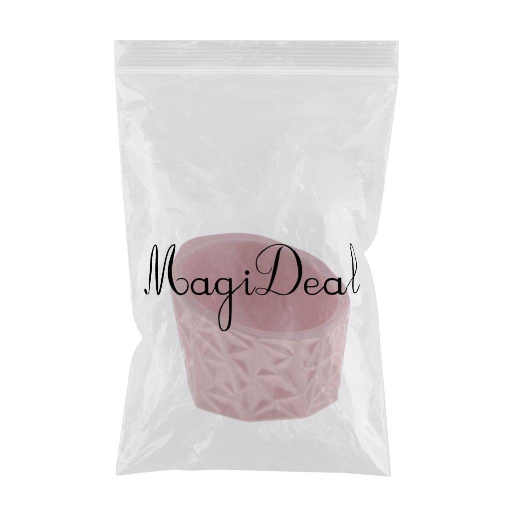 SECRET DESIRE Ceramic Pet Bowl for Dogs & Cats - Slanted Elevated Design in Pink - Perfect for Small & Medium Pets - Ideal for Home, Kitchen & Pet Feeding Station